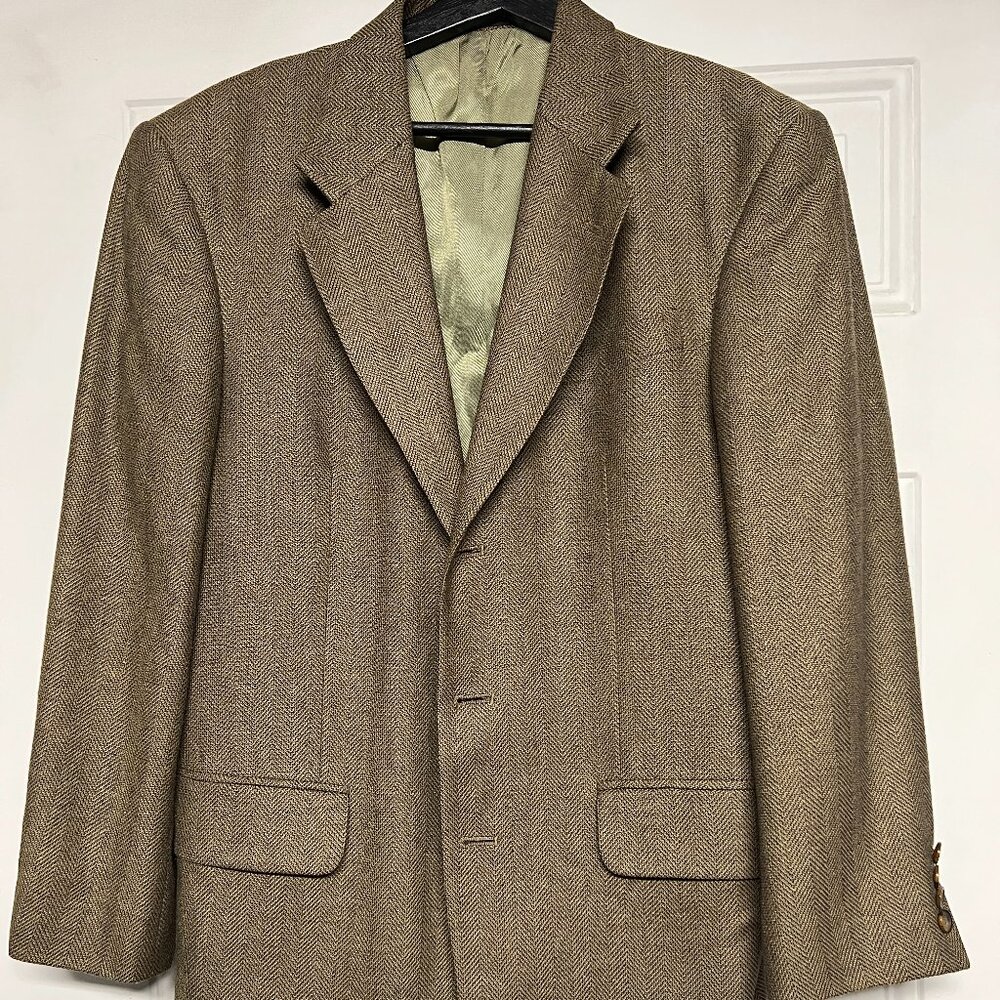 Oscar De La Renta - Men's Silk + Wool blend blazer